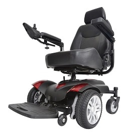 Titan Power Wheelchair 20X18 Full Back Captain Seat-300 Lbs Cap