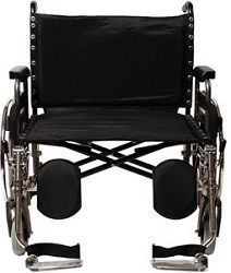 26" Paramount XD Wheelchair with Footrest-650 Lbs Cap