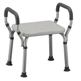 Shower Chair Bath Seat With Arms - 275 Lbs Capacity