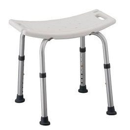 Shower Chair Bath Seat Without Back - 300 Lbs Capacity