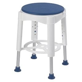 Swivel Seat Shower Stool with Padded Seat-450 Lbs Cap.