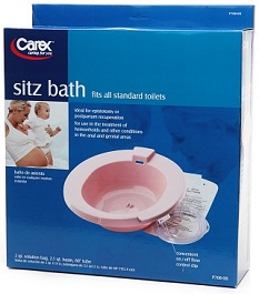 Carex Toilet Sitz Bath - Urinal Bed Pan