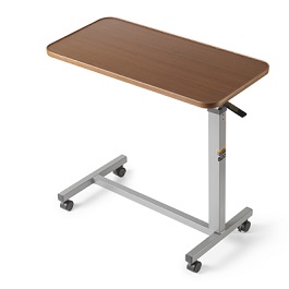 Lightweight Invacare Auto Touch Overbed Table