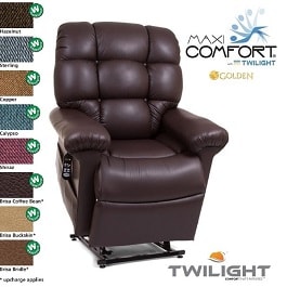 20" Twilight Zero Gravity Lift Chair In Regular Fabric-375Lb Cap