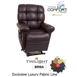 Twilight Zero Gravity Luxury Brisa Fabric Lift Chair 
