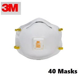 3M 8511 N95 Masks (40 Masks Count)