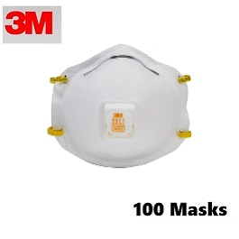 3M 8511 N95 Masks (100 Masks Count)