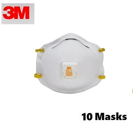 3M 8511 N95 Masks - 10 Count