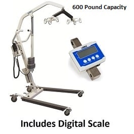 Easy Lift Electric Hoyer Lift With Digital Scale - 600 Lb Cap