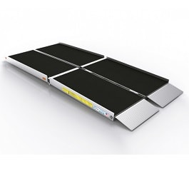 8\' Trifold Aluminum Ramp With Slip Resistance Surface-800 Lb Cap